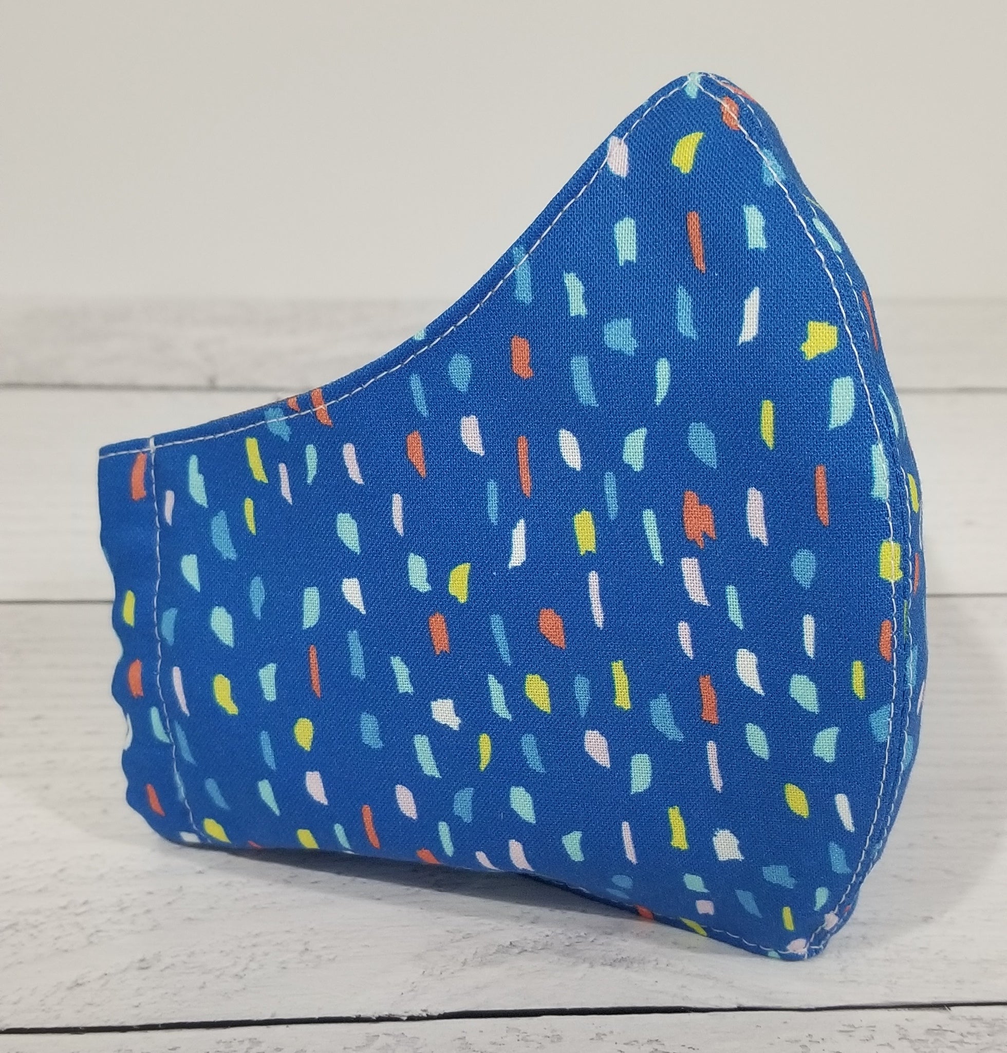 Face Mask - Paintbrush Blue