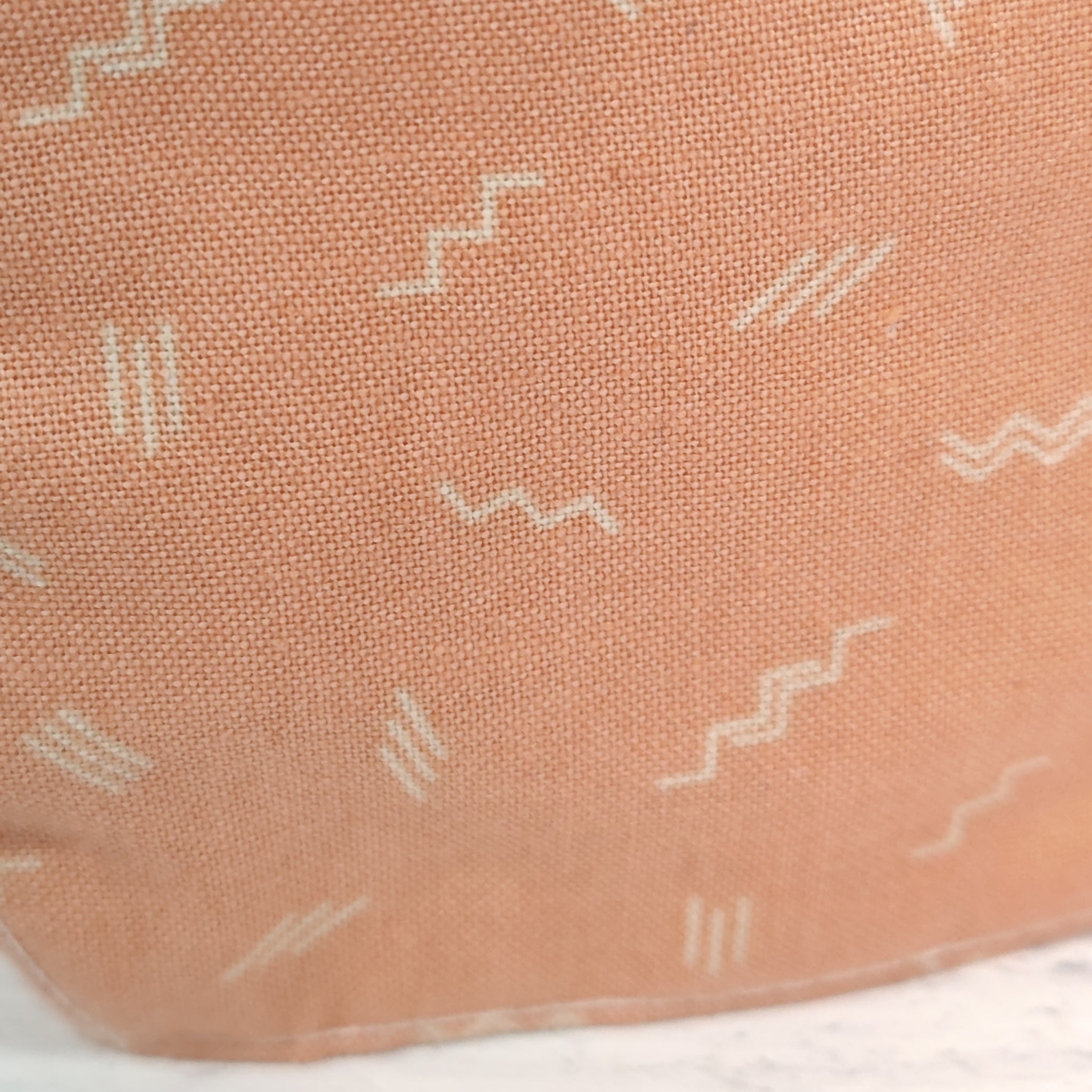 Face Mask - Squiggly Me Peach