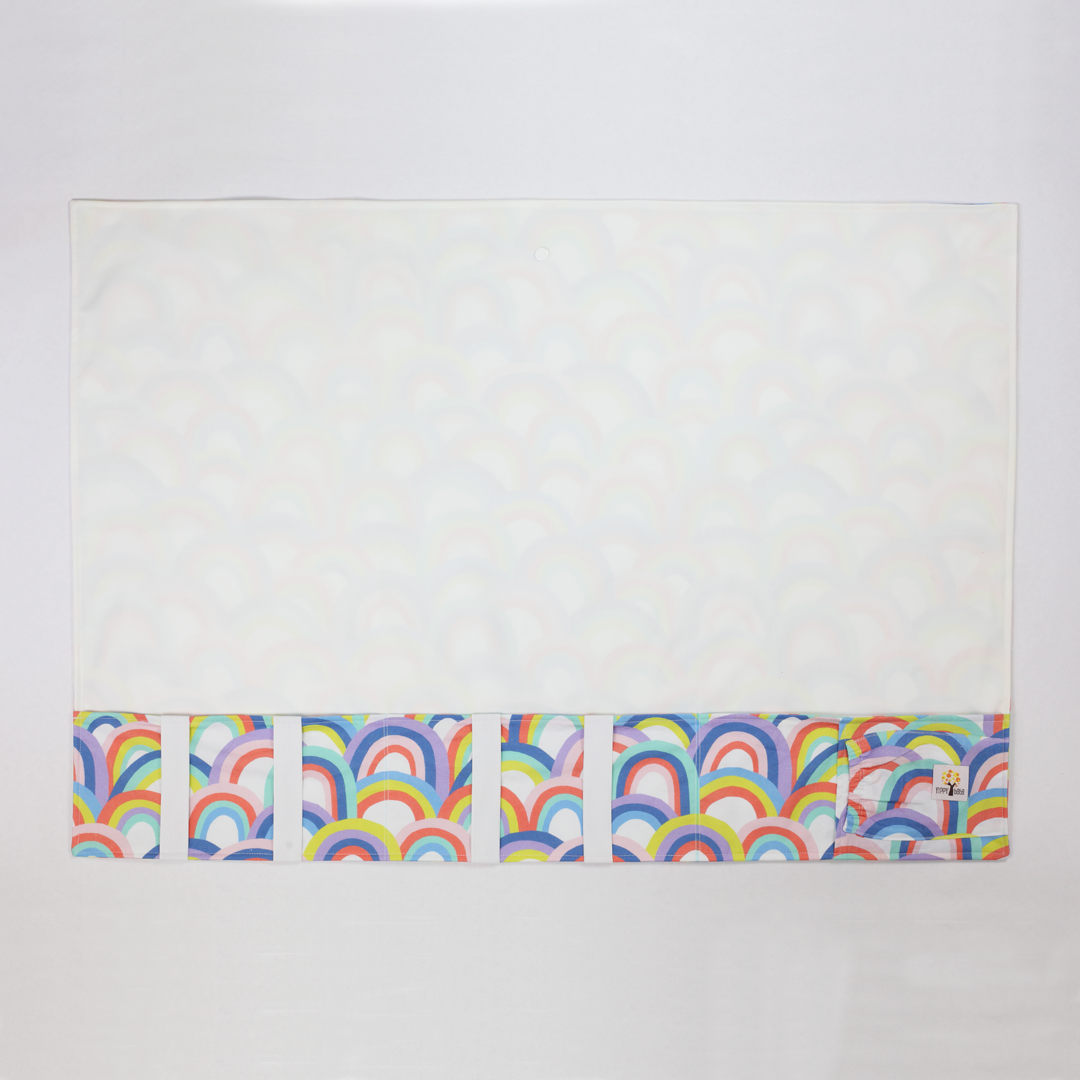Full Body Changing Pad - Book Club Drawing