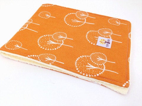 Burp Cloth - Orange Trees