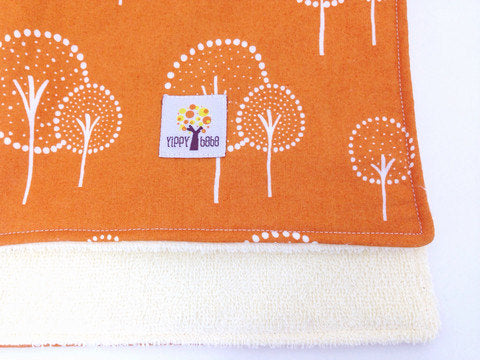Burp Cloth - Orange Trees