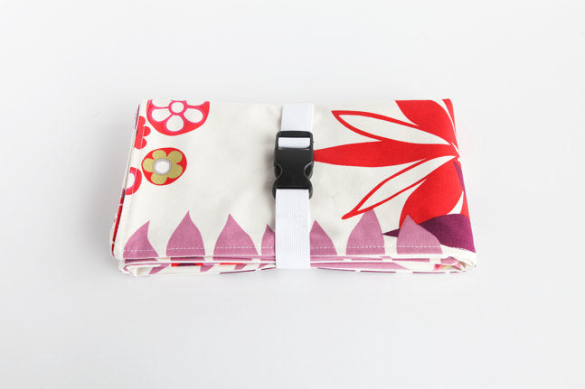 Full Body Changing Pad - Purple Flowers