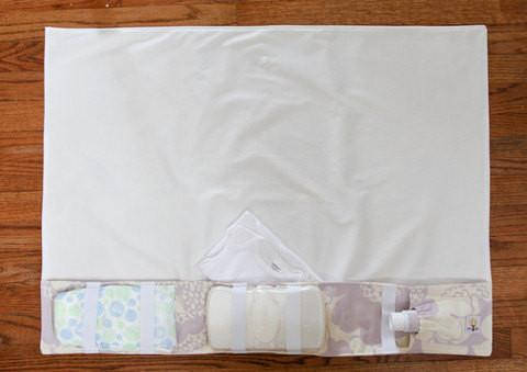 Full Body Changing Pad - Orchid Birds