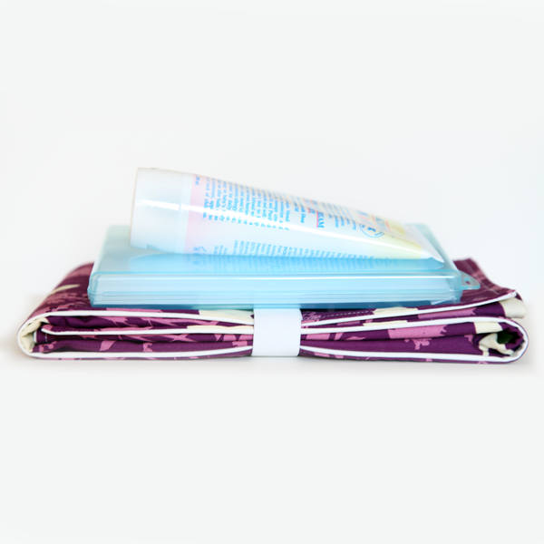 Full Body Changing Pad - Orchid Birds