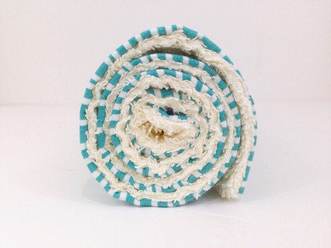 Burp Cloth - Emerald Stripes