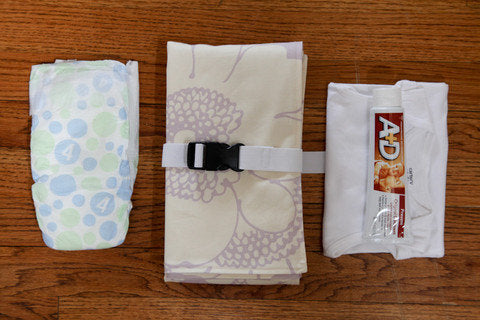 Full Body Changing Pad - Lavender flowers