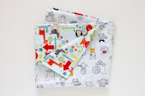 Stroller Blanket - Zoo and Monster Friends