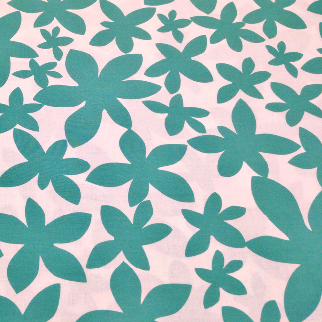 Yippy BeBe NJ fabric store Lotta Jansdotter fabric Glimma Emerald Green Marby Flowers photo